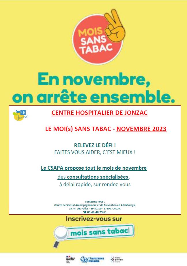 affiche mois sans tabac