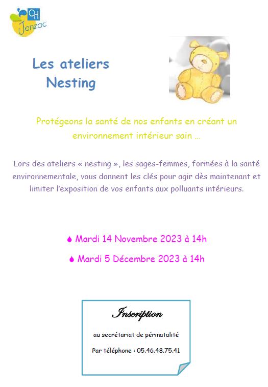 ateliers gratuits