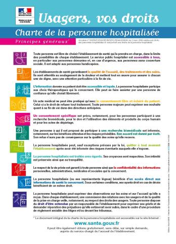 Charte Usagers, vos droits